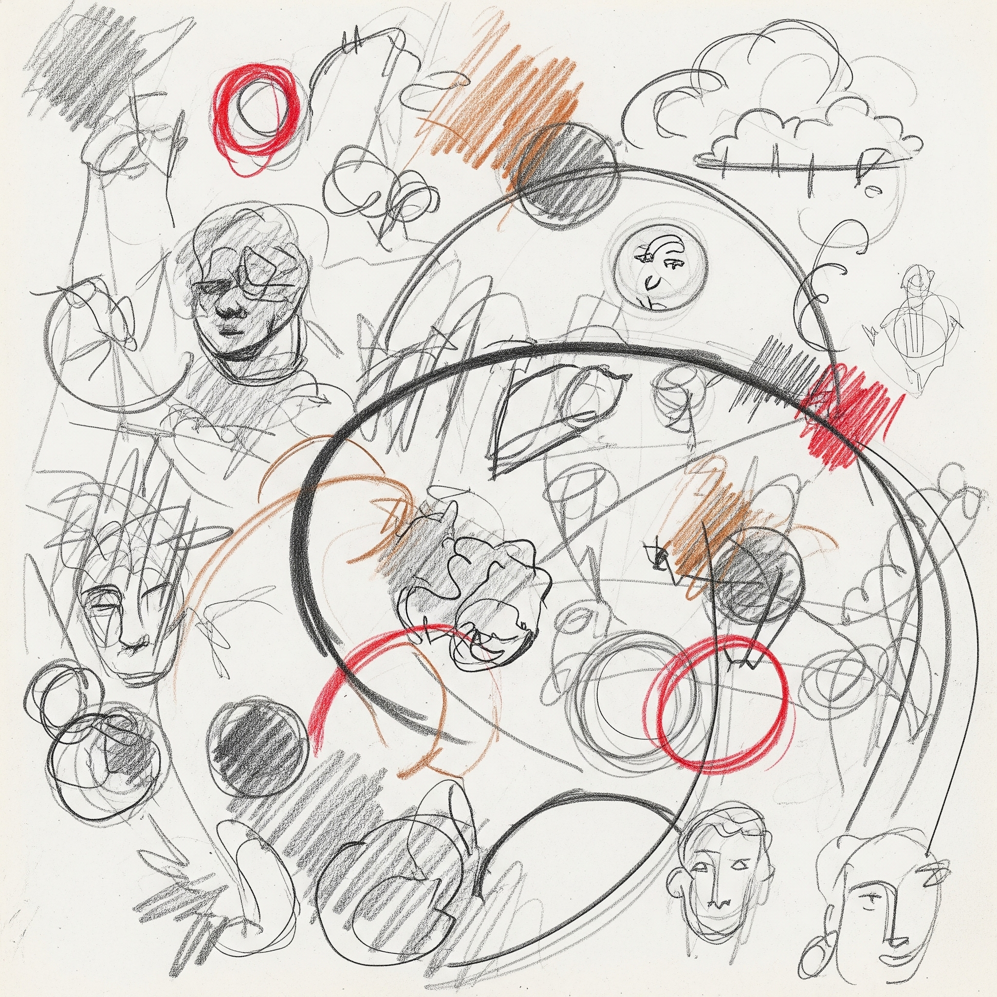 Artist creating pencil drawings at rural Australian creative residency